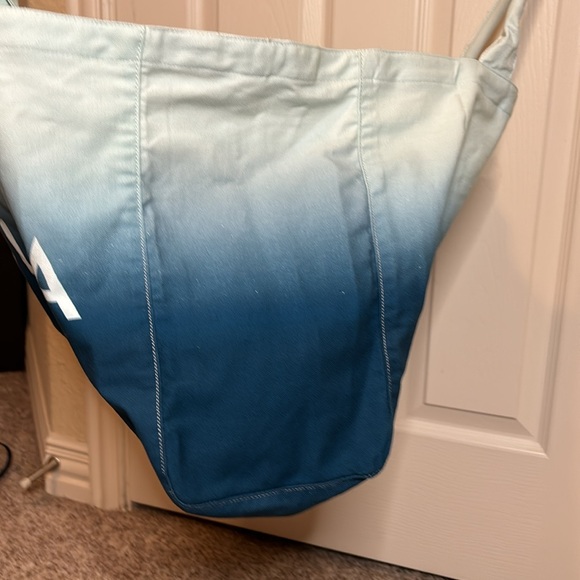 NEW! Athleta Canvas Blue Ombré Bag - Picture 5 of 5